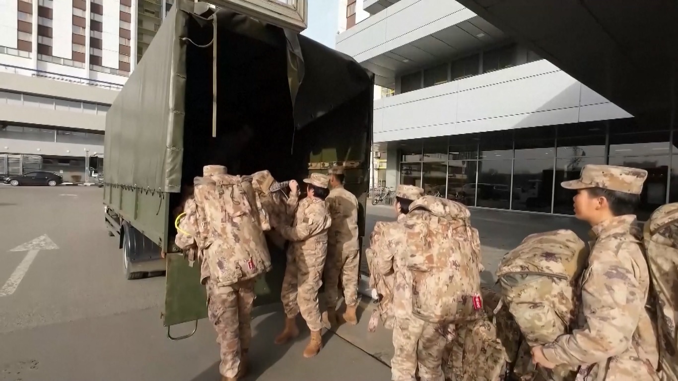 Mereka akan berpartisipasi dalam pertempuran di medan salju dan kompetisi pawai sebagai bagian dari International Army Games