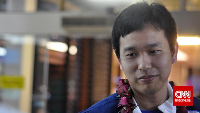 Atlet badminton ganda putra Indonesia