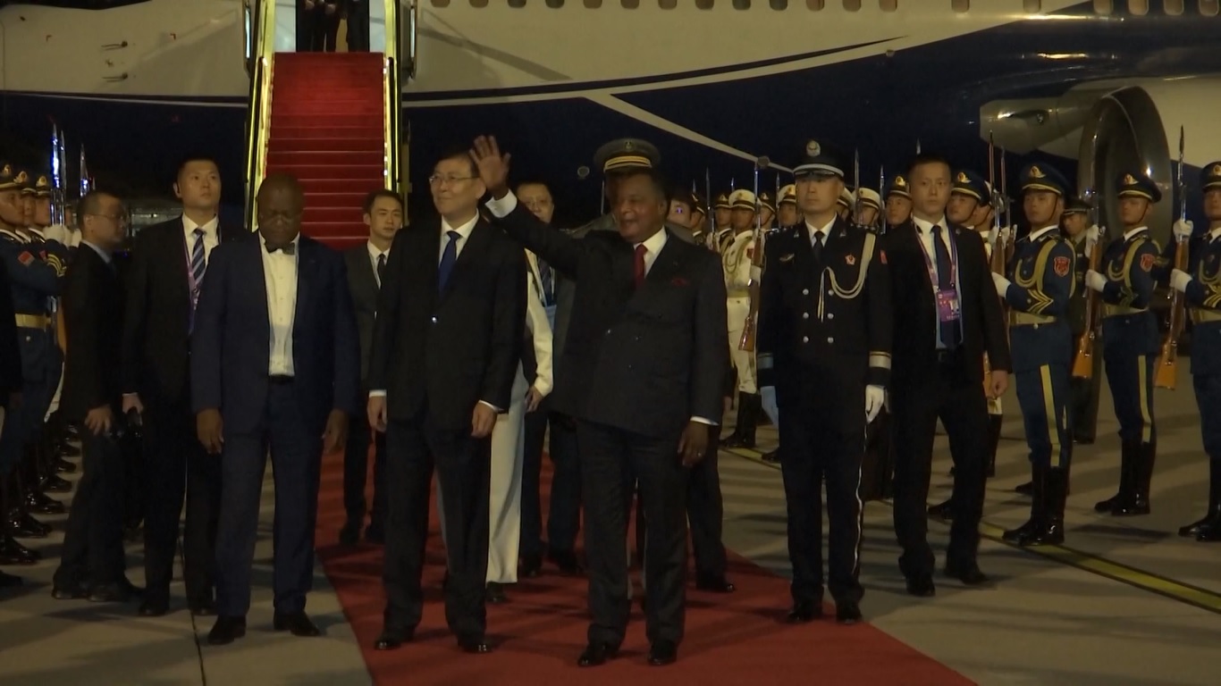 Presiden Republik Kongo Tiba di Beijing untuk Hadiri Peringatan Hari Kemenangan Perang Tiongkok