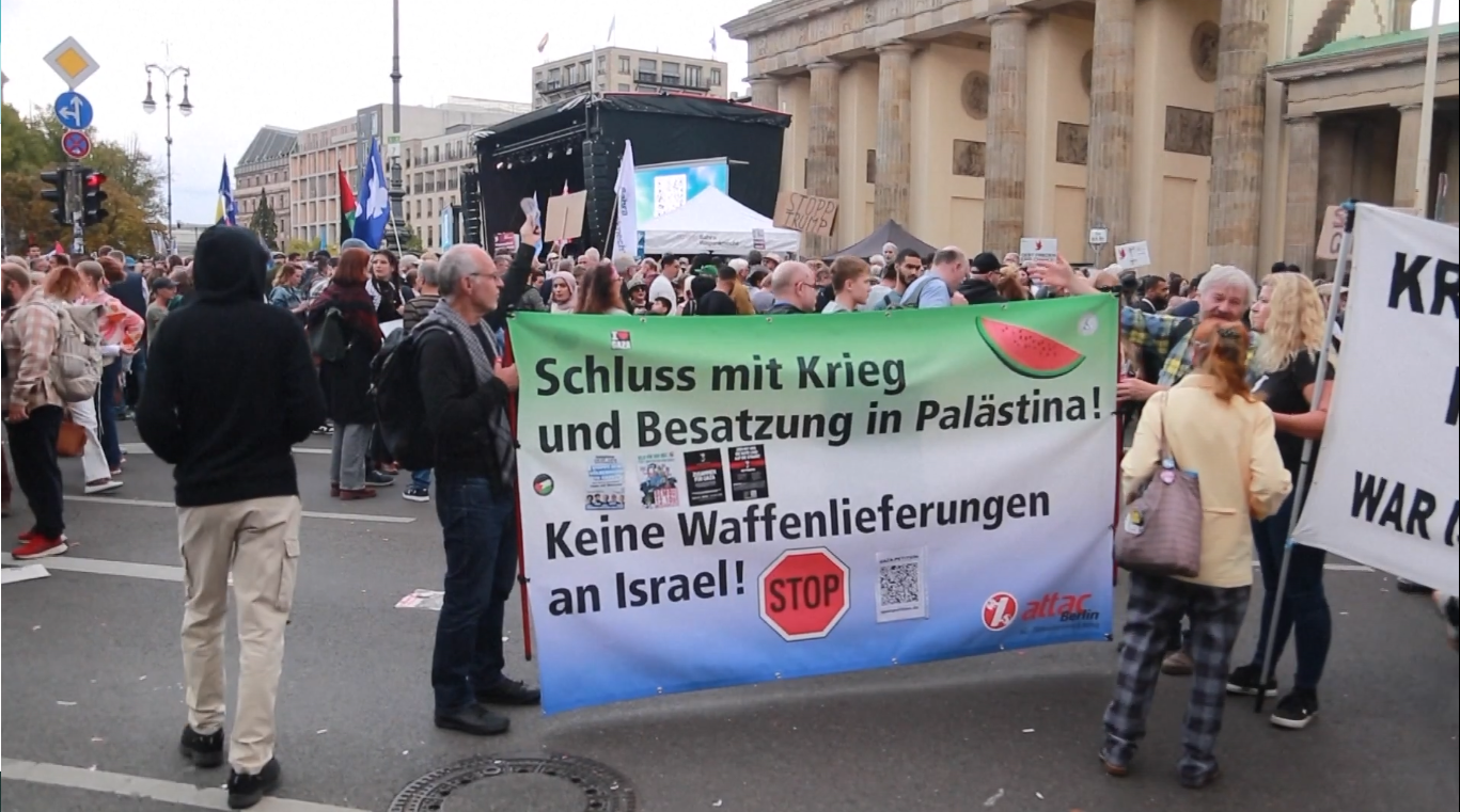 Aksi Pro Palestina: 12.000 Warga Berlin Unjuk Rasa Menentang Pasokan Senjata Pemerintah Jerman ke Israel dan Aksi Militer Israel di Gaza