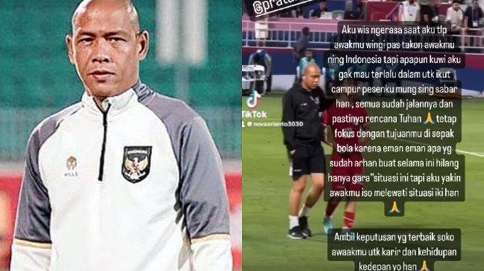 Lewat Instagram storynya @novarianto30