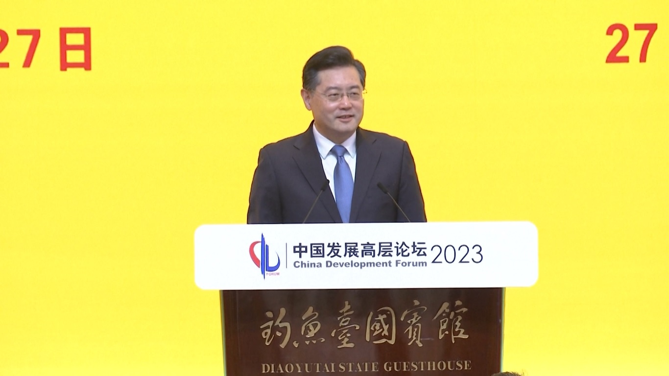 Qin juga menggemakan tema utama China Development Forum (CDF)