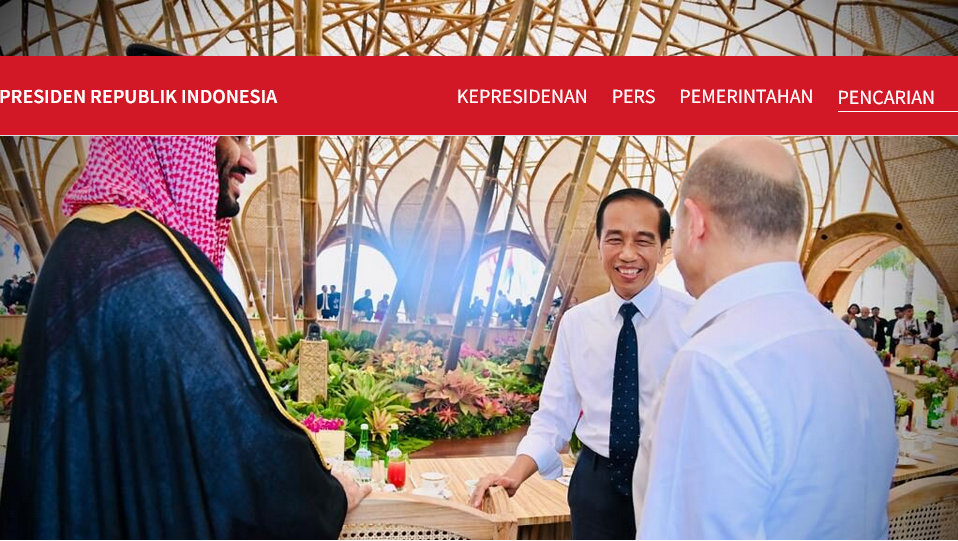 Usai melakukan sesi pertama Konferensi Tingkat Tinggi (KTT) G20