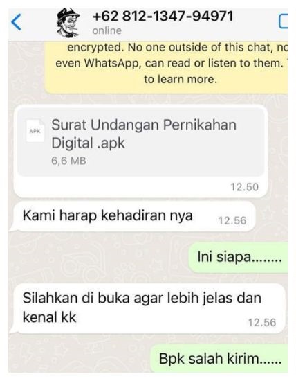 Modus penipuan dengan modifikasi APK dapat menguasai