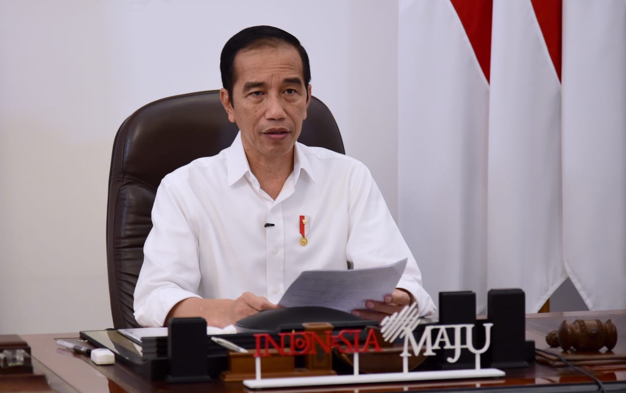 Presiden Indonesia Joko Widodo (Jokowi) turut menyampaikan bela sungkawa atas tragedi gempa bumi M 7