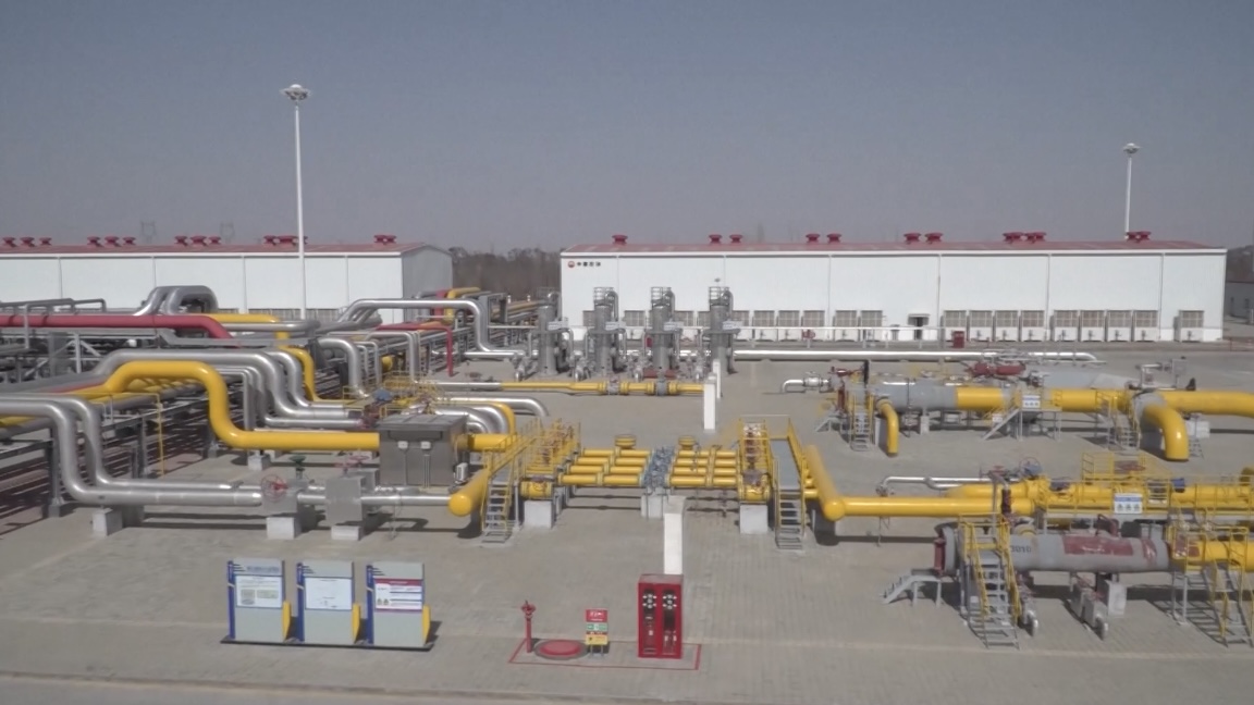 Depo Penyimpanan gas Hutubi menggunakan musim panas untuk menopang pasokan dengan menyuntikkan 580 juta meter kubik lebih banyak dari tahun lalu