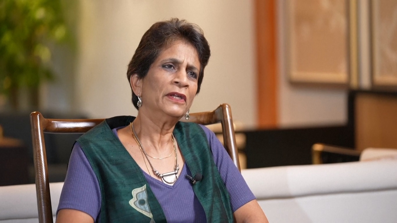 Ia berbicara dengan China Global Television Network (CGTN) tentang hubungan antara manusia dan alam