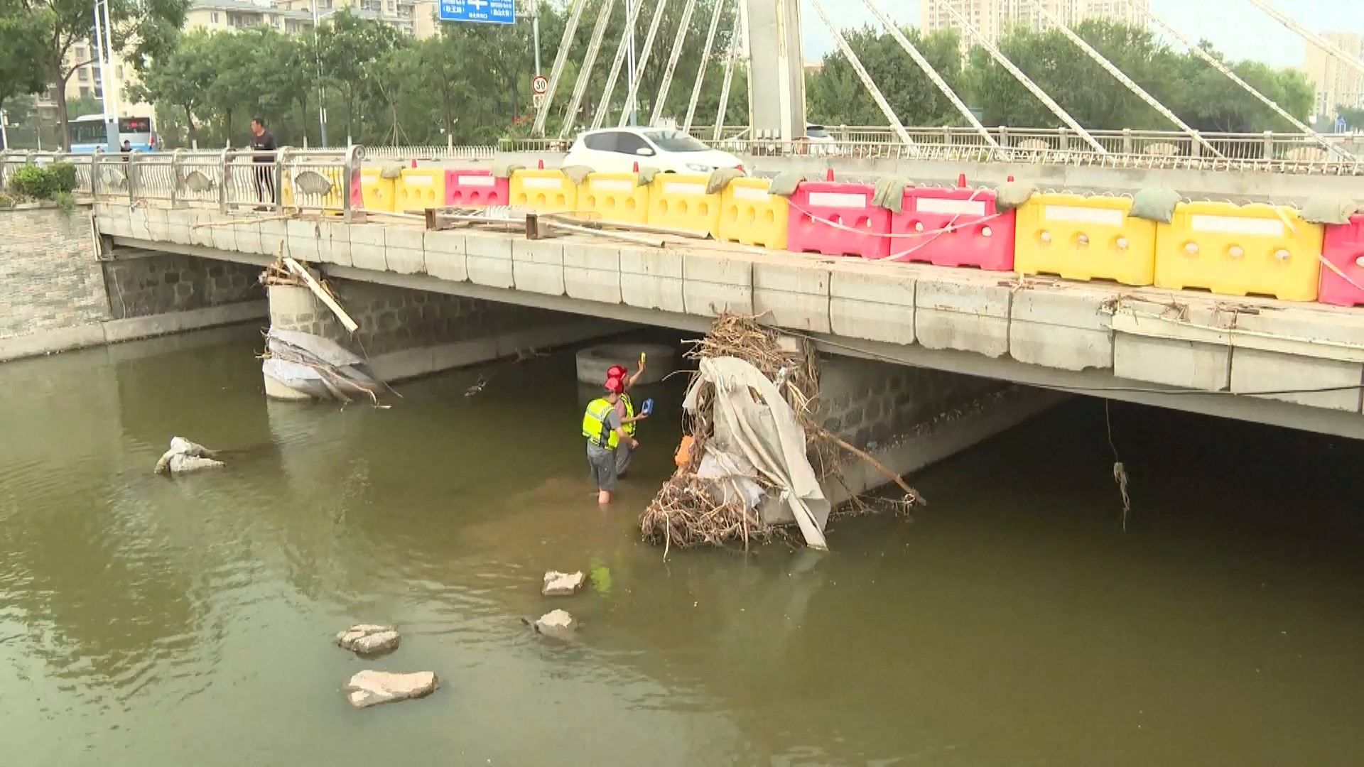 Distrik Mentougou mulai memeriksa 28 jembatannya yang rusak akibat banjir