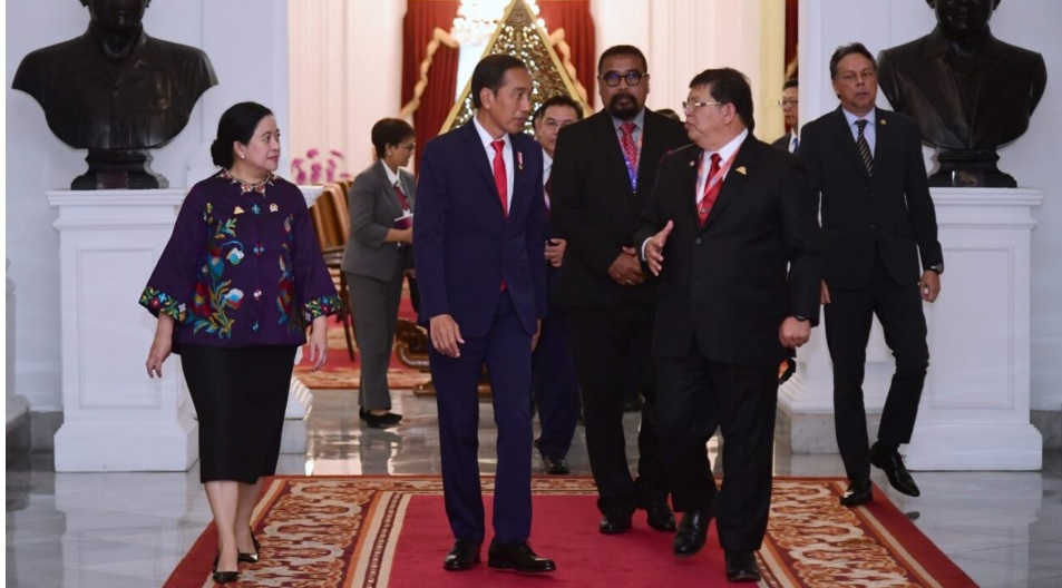 Presiden Jokowi dan para ketua parlemen sepakat mengenai pentingnya sentralitas ASEAN