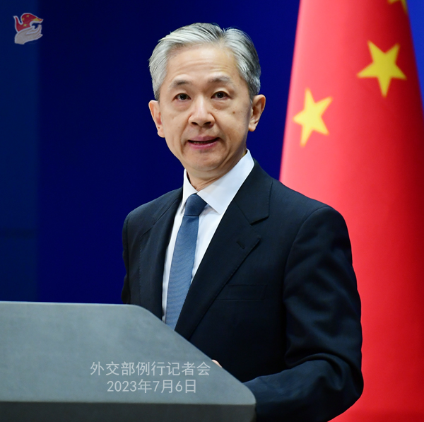 Wang Wenbin menekankan