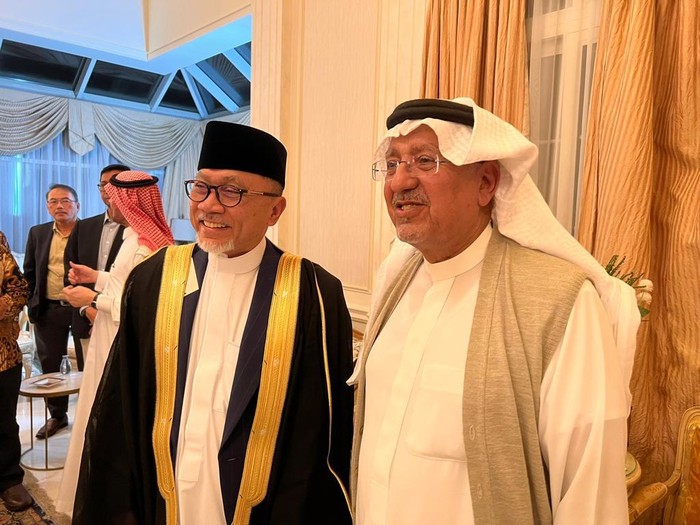 Syekh Ibrahim Al-Subaie menyambut antusias dan sangat positif upaya ekstra Mendag Indonesia untuk meningkatkan nilai dagang antara Arab Saudi dan Indonesia