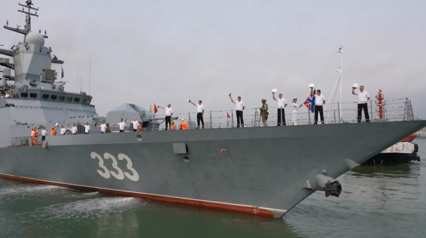 Armada Angkatan Laut Rusia Pergi Tinggalkan Pelabuhan di Zhanjiang setelah Selesaikan Kunjungan Persahabatan