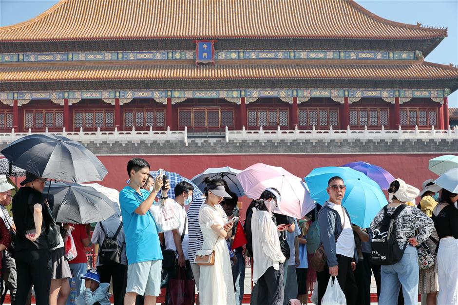 Suhu tinggi diperkirakan akan menghanguskan beberapa wilayah di Tiongkok