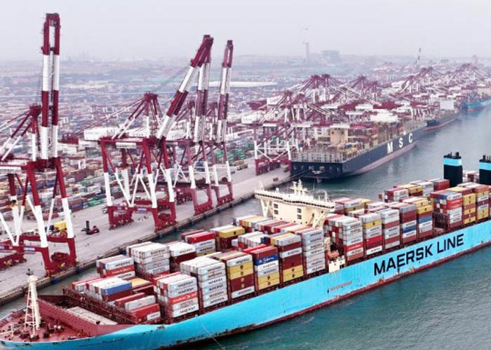 Throughput peti kemas di pelabuhan-pelabuhan China terus mengalami pertumbuhan yang stabil selama delapan bulan pertama tahun ini.