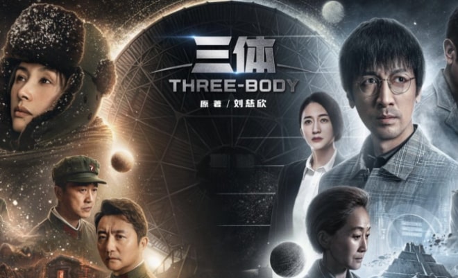 The Three-Body Problem merupakan buku pertama dari trilogi sci-fi yang berputar di sekitar kontak fisikawan Ye Wenjie dengan peradaban Trisolaran yang ada dalam sistem tiga matahari dan bentrokan selama berabad-abad yang terjadi antara penduduk bumi dan alien