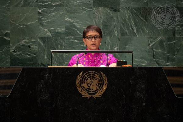 Menteri Luar Negeri Republik Indonesia Retno Marsudi belum lelah untuk menyuarakan keadilan bangsa Palestina