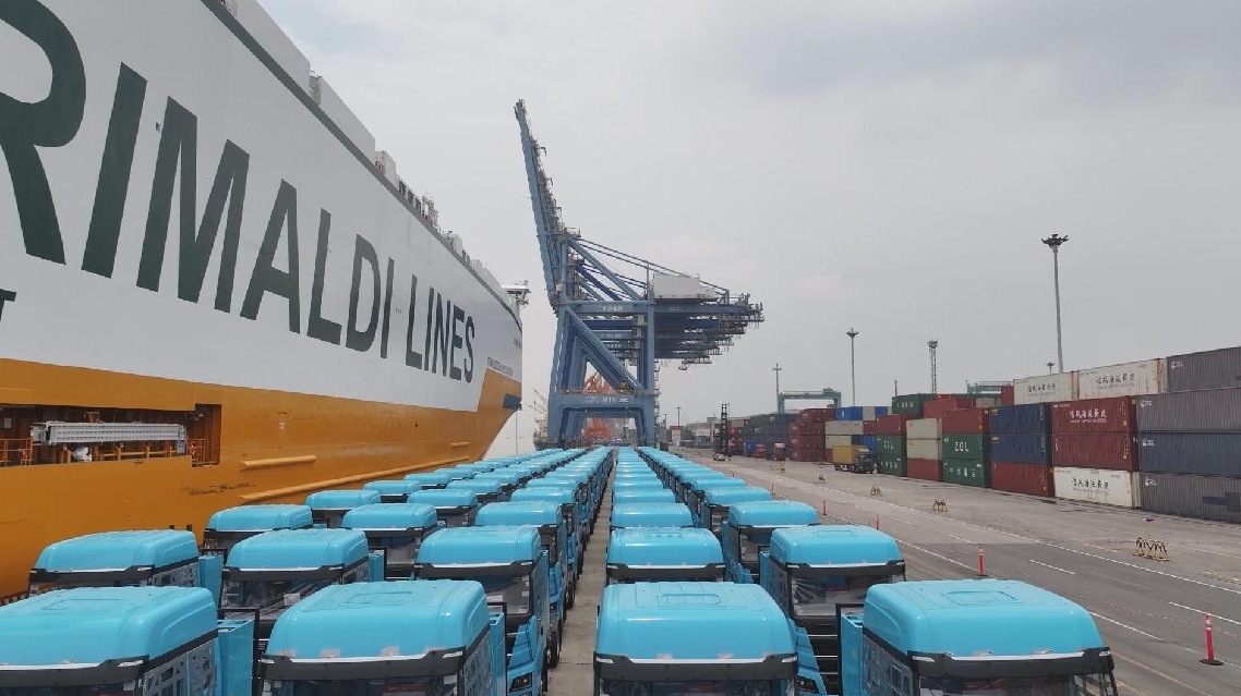 Produsen Truk Berat Listrik Tiongkok Tingkatkan Layanan Pendukung untuk Mendorong Pertumbuhan Ekspor