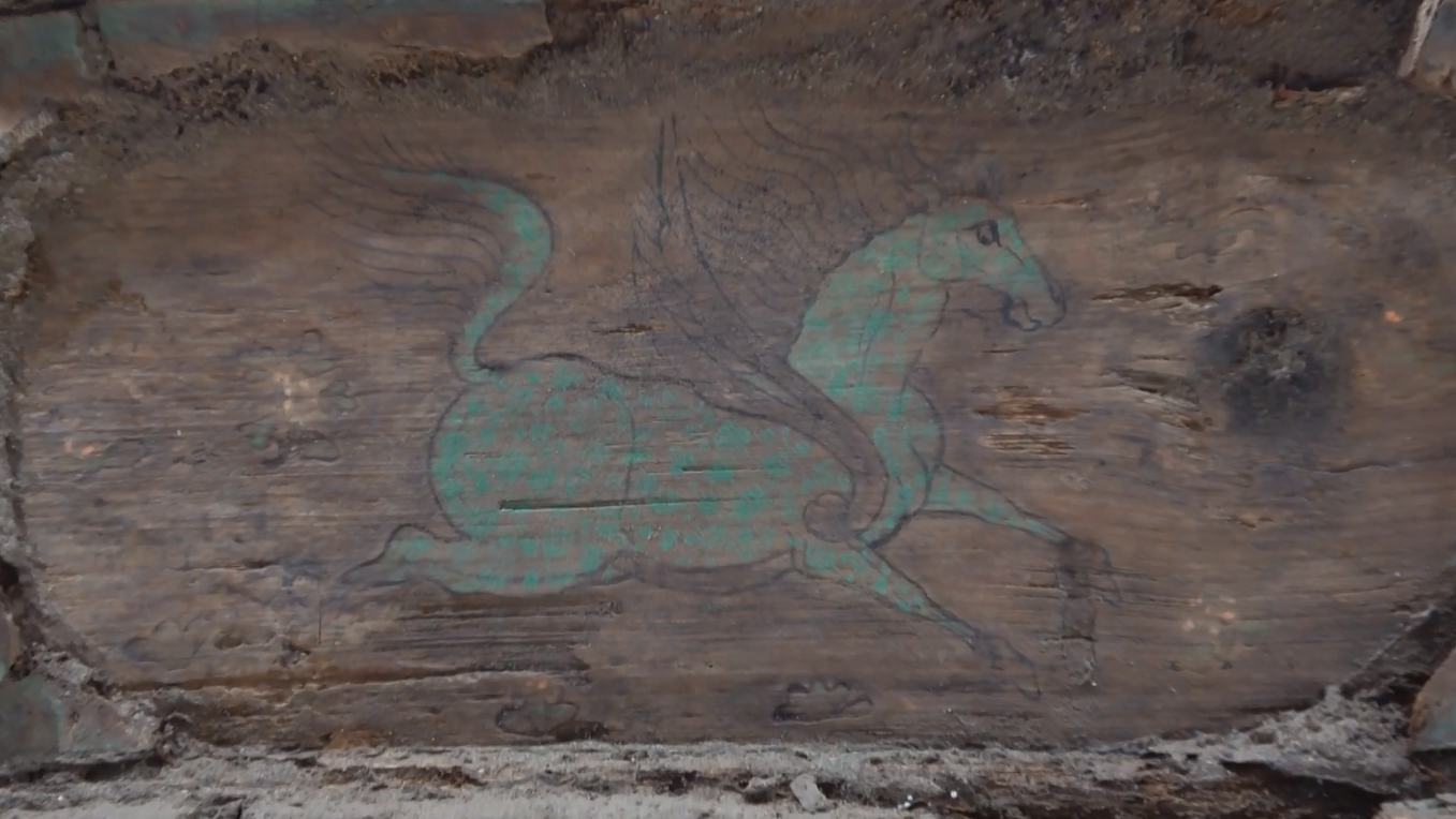 Lukisan Kuno "Kuda Surgawi" yang Ditemukan di Xinjiang Berikan Wawasan tentang Budaya Dinasti Tang