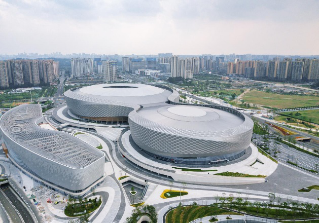 Universiade Chengdu total telah membangun 13 stadion olahraga baru dan merenovasi 36 stadion tua