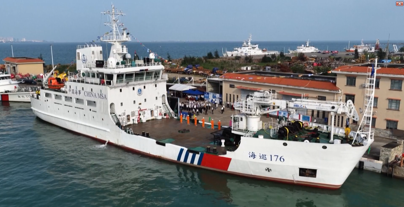 Kapal Bantuan Navigasi Terbesar Tiongkok &quot;Haixun 176&quot; Mulai Beroperasi