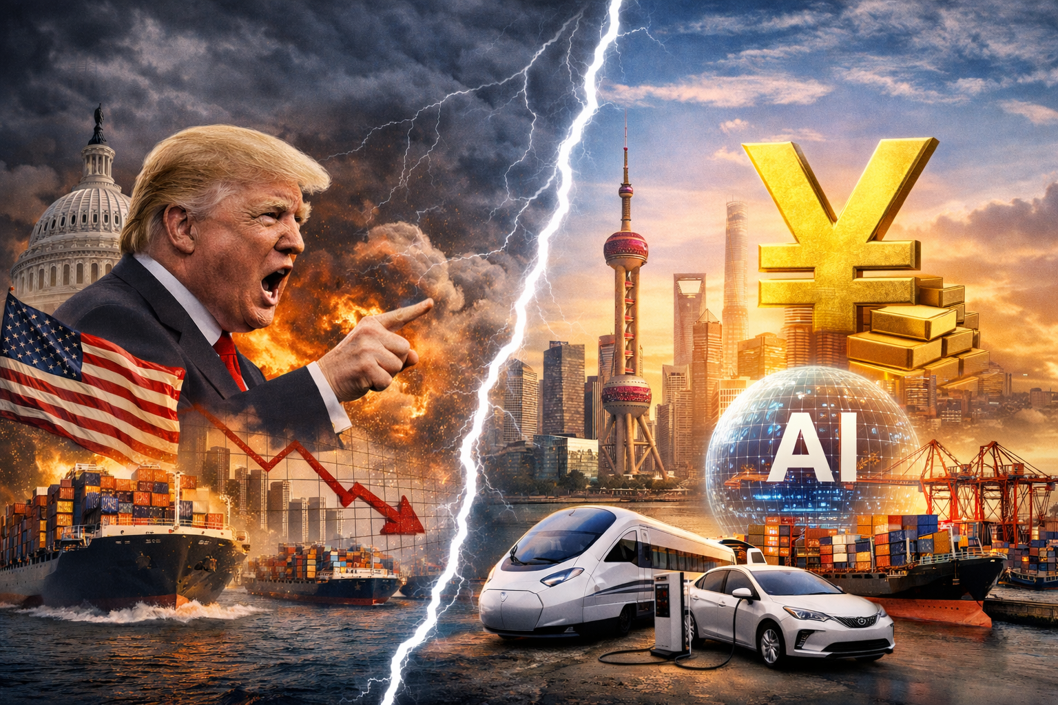 Opini : Perang Tarif Trump Bumerang, Xi Jinping Justru Bawa Tiongkok Melaju Tinggalkan Amerika dan Barat