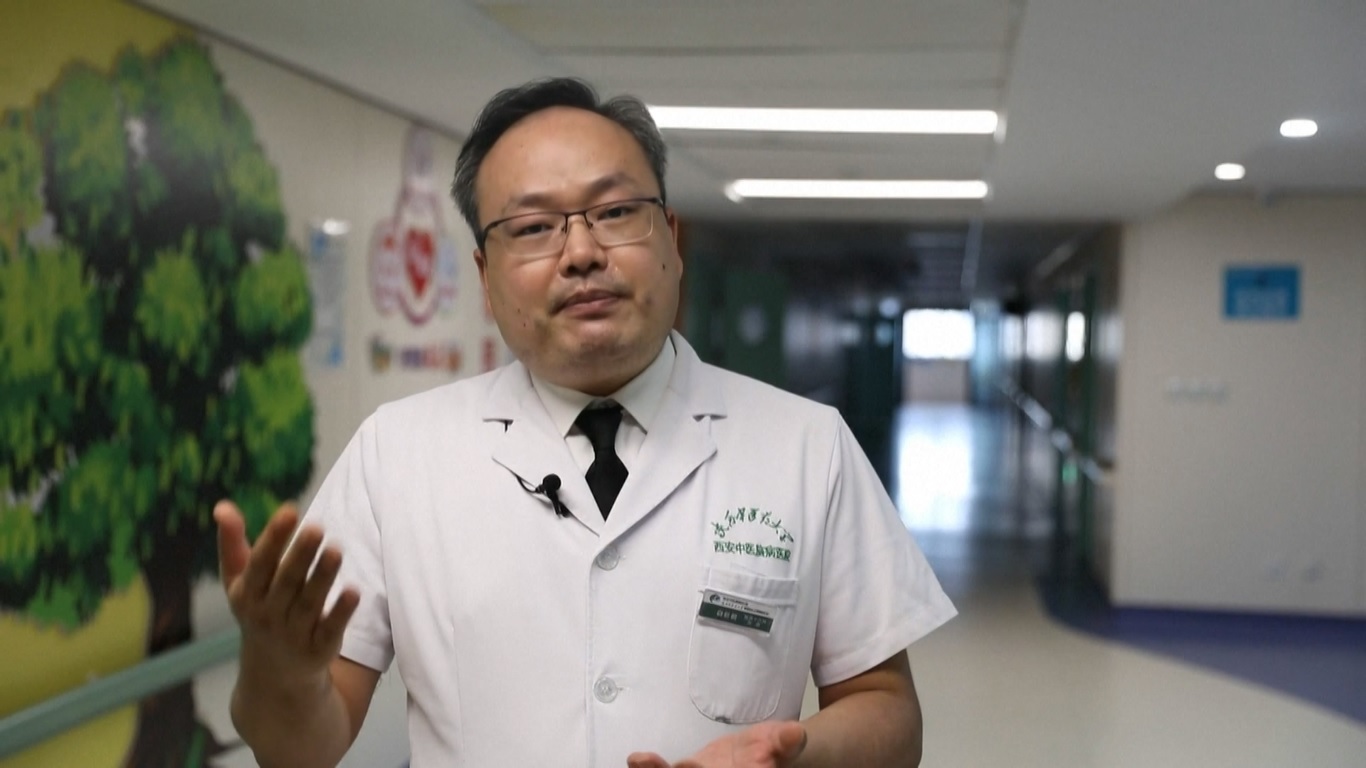 Di departemen internasional Rumah Sakit TCM Xi&#039;an