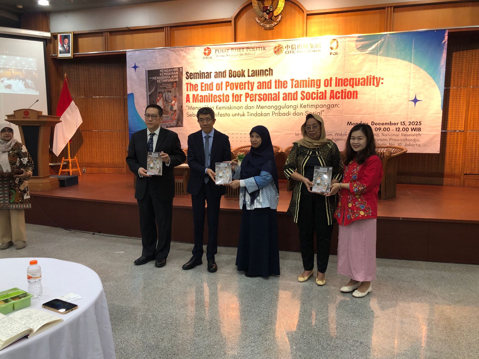 Peluncuran Buku Tiongkok 'Mengakhiri Kemiskinan dan Menanggulangi Ketimpangan' Digelar di Jakarta