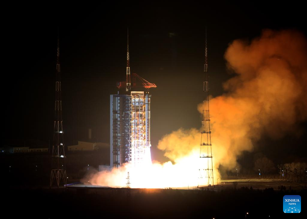 Tiongkok mengirim satelit penginderaan jarak jauh baru ke luar angkasa dari Pusat Peluncuran Satelit Taiyuan di Provinsi Shanxi