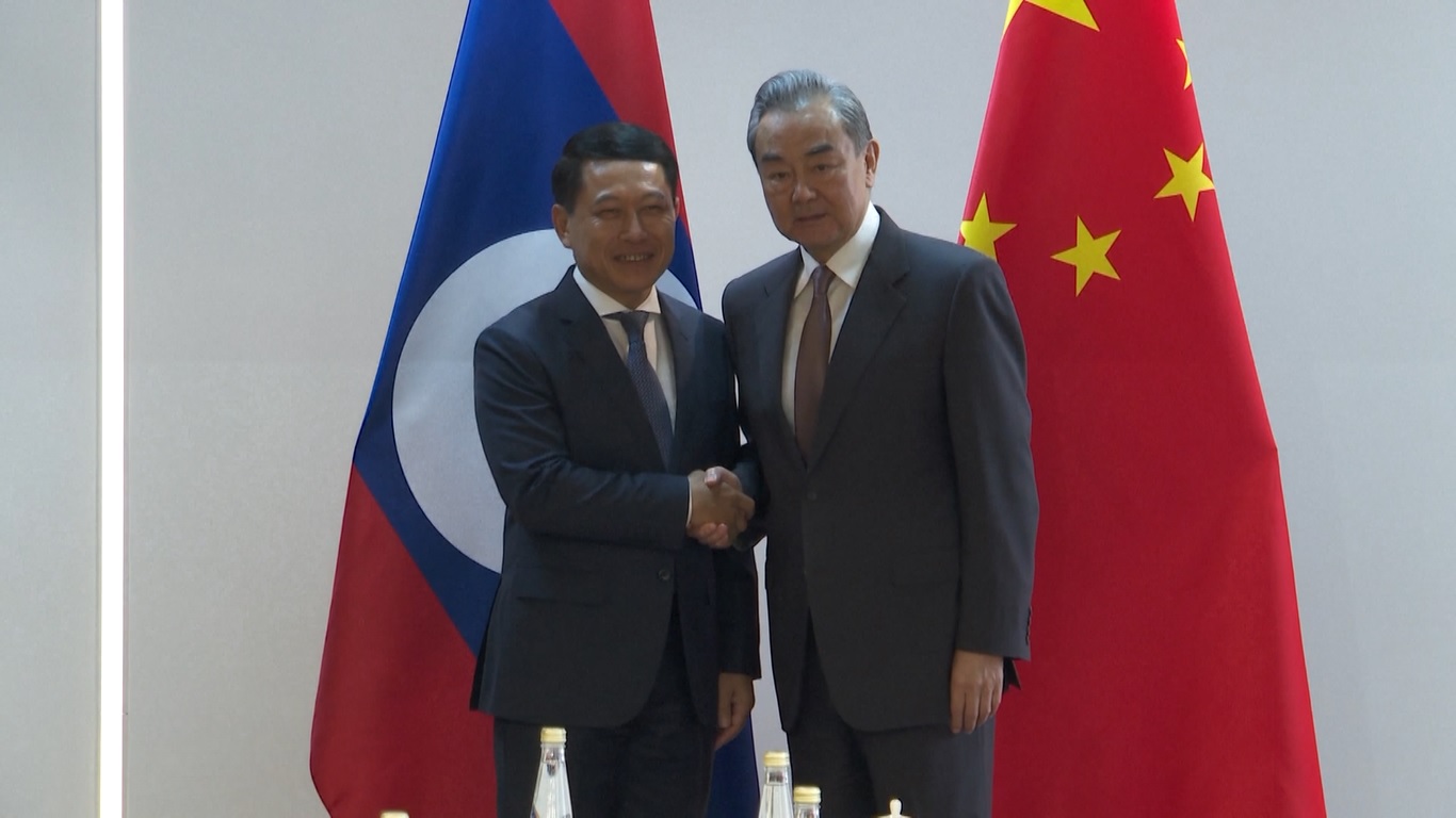 Wang mengatakan Kereta Api Tiongkok-Laos telah menyuntikkan dorongan baru untuk kerja sama Sabuk dan Jalan berkualitas tinggi dan pembangunan yang saling terhubung di wilayah tersebut