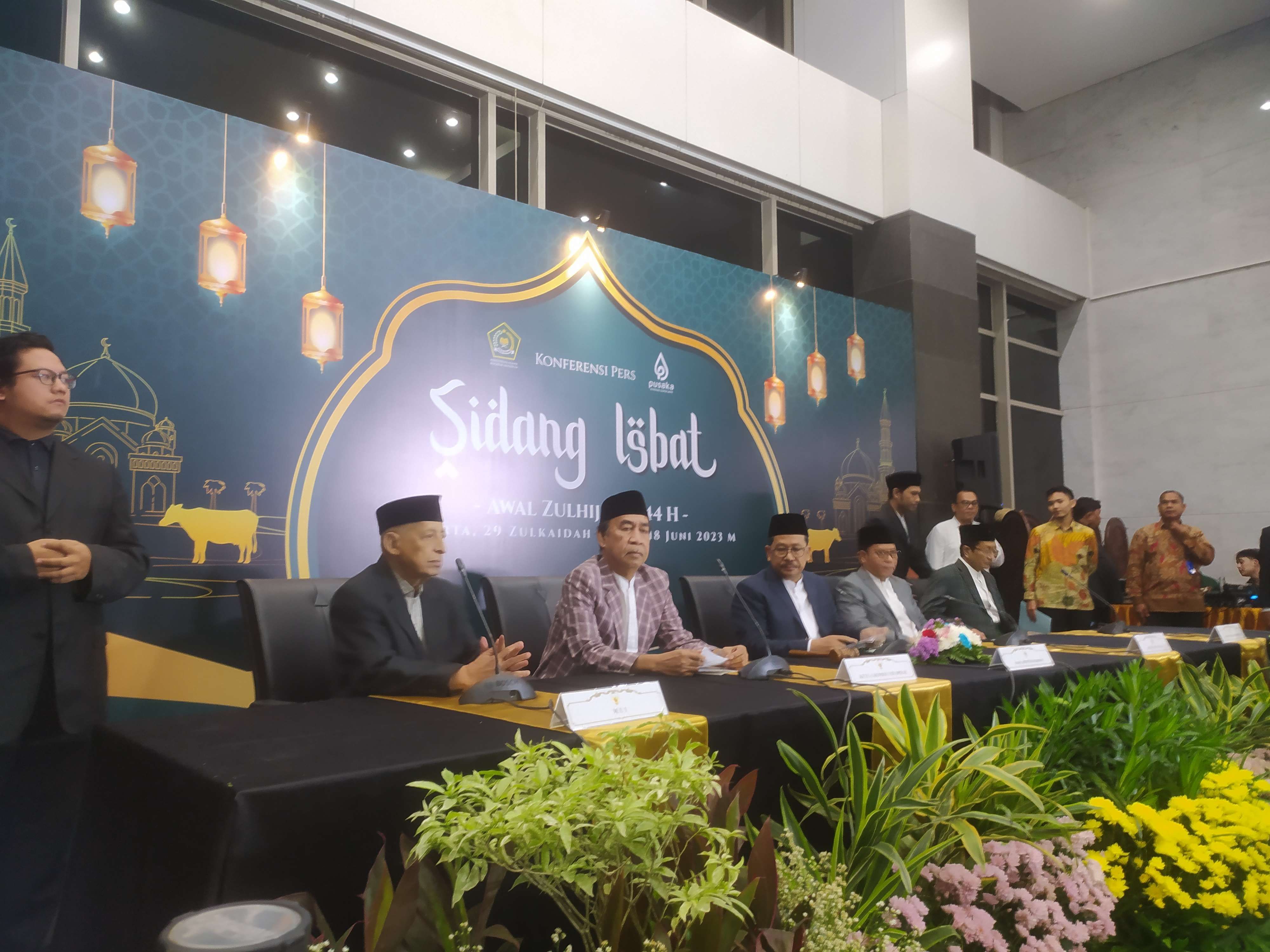 Kementerian Agama menetapkan 1 Dzulhijah 1444 Hijriah jatuh pada hari pada Selasa 20 Juni 2023