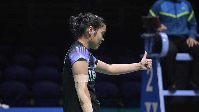 Gregoria Mariska Tunjung sempat menunjukkan rasa gemas sebelum menundukkan wakil tuan rumah pada babak 16 besar Malaysia Open 2024