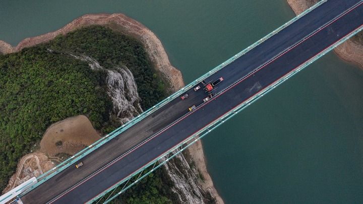 Menurut data resmi dari Kementerian Transportasi Tiongkok