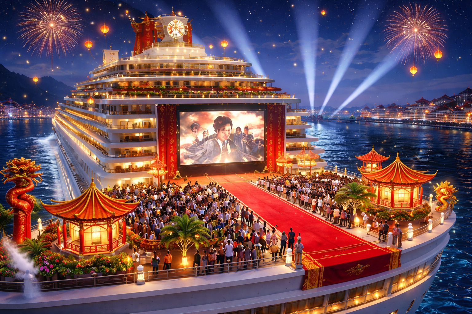 Opini: Dunia Dibuat Terpukau! Tiongkok Sulap Kapal Pesiar Jadi Festival Film dan Budaya