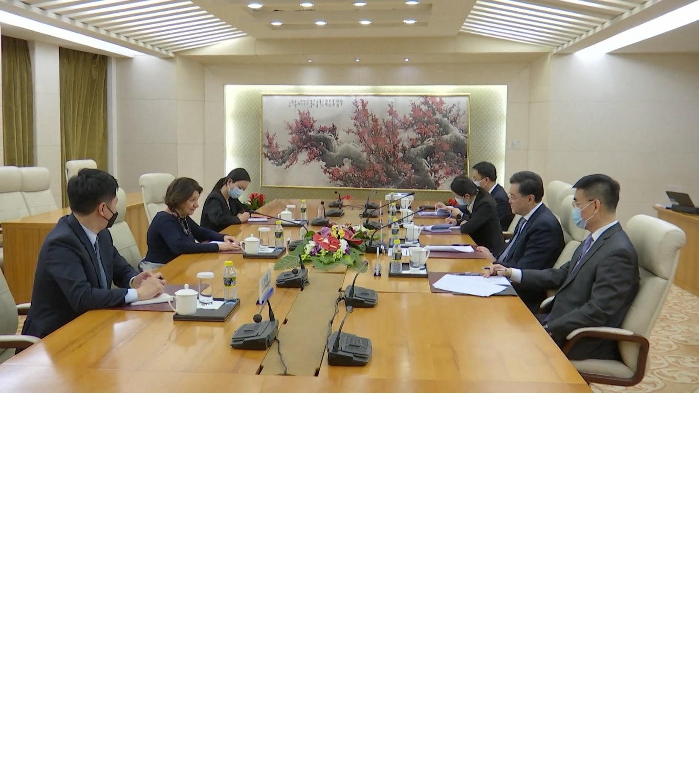 Qin Gang menunjukkan bahwa kerja sama antara Tiongkok dan PBB tidak hanya bermanfaat satu sama lain