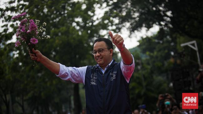 Anies Baswedan mengakhiri masa jabatannya sebagai Gubernur DKI Jakarta Minggu (16/10) kemarin Posisinya bakal digantikan oleh penjabat (Pj) Gubernur DKI Jakarta Heru Budi Hartono