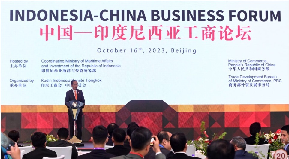 Presiden Jokowi meyakini bahwa investasi RRT di Indonesia akan terus meningkat dan menjadi kontributor FDI teratas dalam satu-dua tahun ke depan