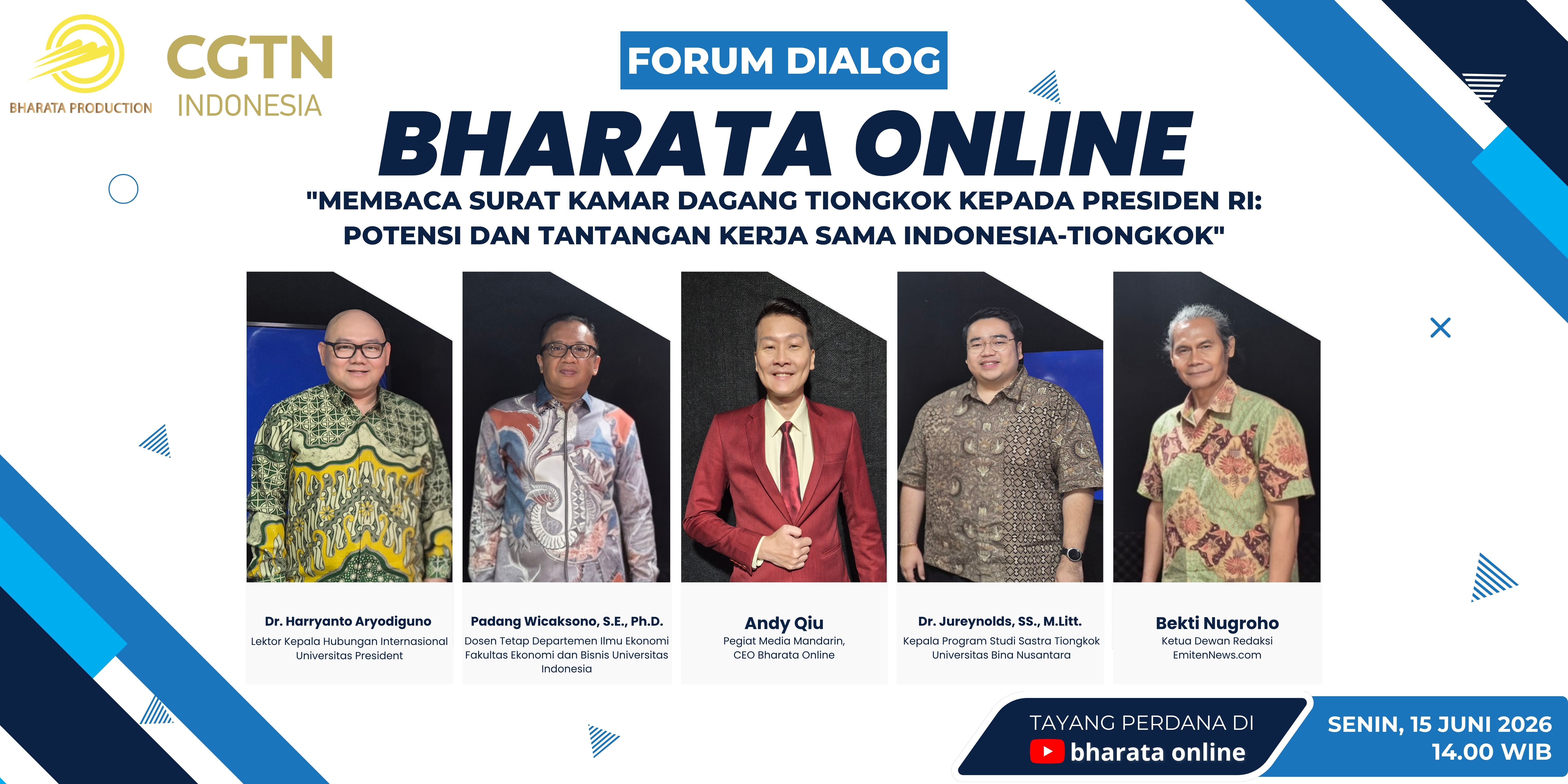 Pandangan Para Pakar Indonesia Terkait Surat Kadin Tiongkok ke Presiden RI