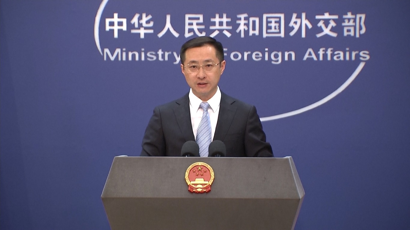 Itu untuk menanggapi pertanyaan tentang pernyataan Koordinator Departemen Luar Negeri AS untuk Tiongkok dan Wakil Asisten Sekretaris di Biro Urusan Asia Timur dan Pasifik