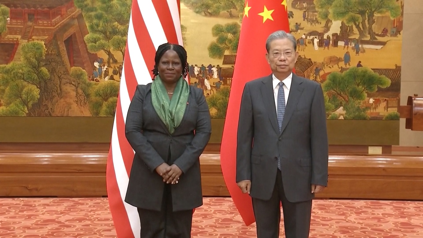 Pimpinan Legislatif Tertinggi Tiongkok Bertemu dengan Presiden Senat Liberia