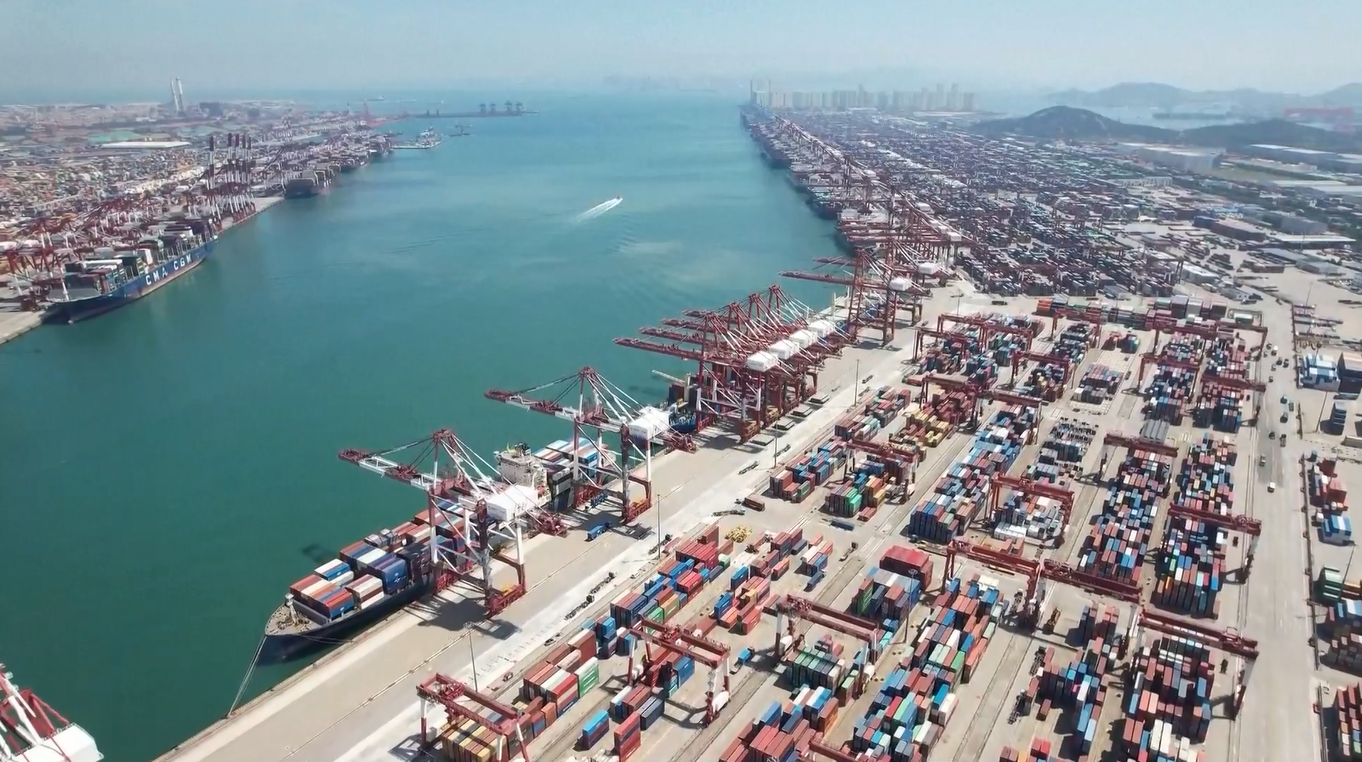 Pelabuhan Qingdao di Tiongkok Timur Luncurkan Rute Peti Kemas Baru ke Australia