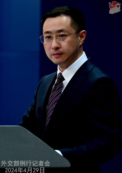 Tiongkok telah mengajukan representasi serius kepada Jepang mengenai isu anggota parlemen Jepang yang memasuki wilayah perairan Kepulauan Diaoyu