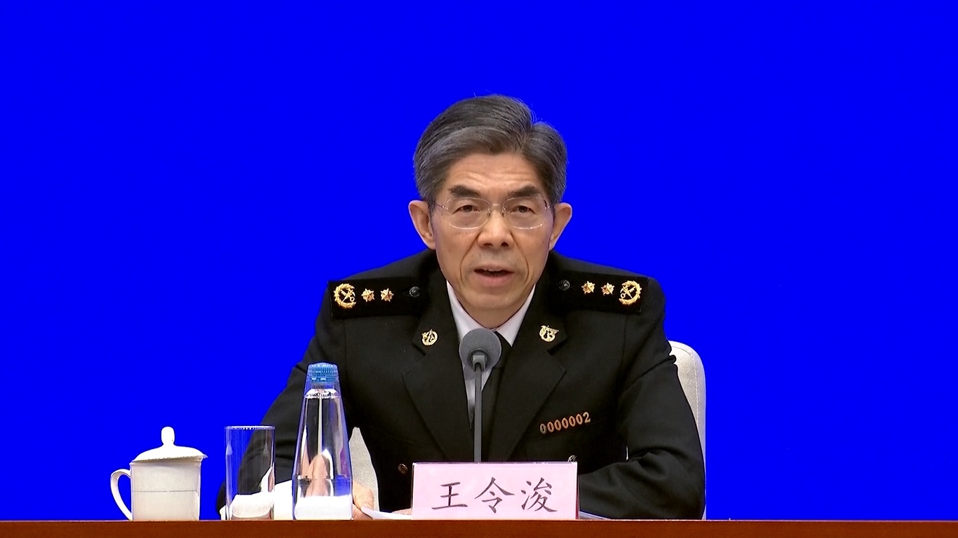 Pada konferensi pers di Beijing