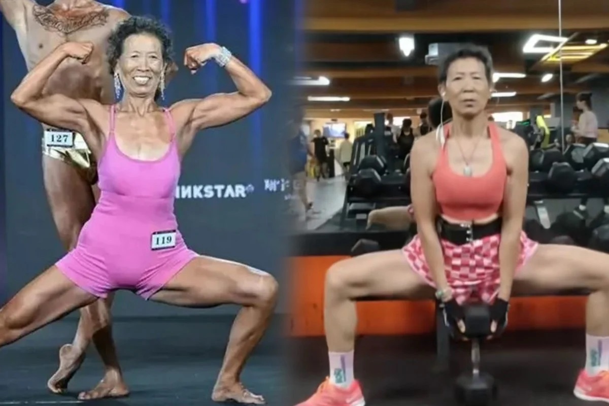 Nenek yang membanggakan perut six-pack memecahkan Rekor Dunia Guinness untuk bersepeda mengatakan tidak ada kata terlambat untuk memulai olahraga fisik