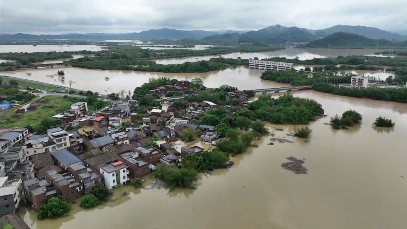 Curah hujan rata-rata di Qingyuan pada bulan April 2024 mencapai 444 milimeter