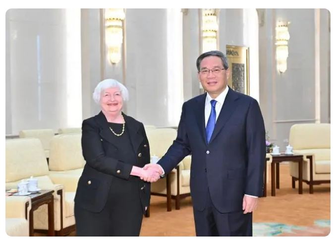 Li Qiang menyebut kepentingan ekonomi Tiongkok-AS saling bersinergi dengan erat saling menguntungkan dan menang bersama adalah inti dari hubungan ekonomi Tiongkok-AS