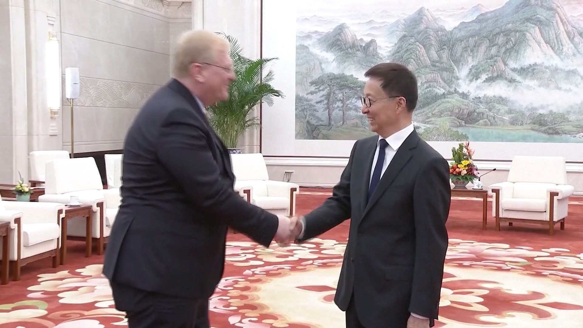 Wakil Presiden Han Zheng bertemu dengan Stefan Hartung