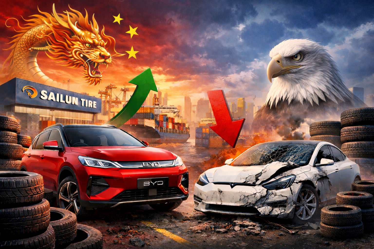 Opini : Tarif AS Terbukti Gagal, Tesla Ternyata Tumbang di Bawah Tekanan EV dan Ban Tiongkok yang Semakin Laris di Indonesia dan Dunia