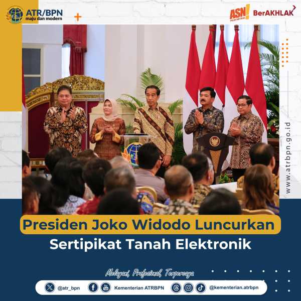 Sertifikat tanah elektronik juga mengurangi terjadinya kesalahan dalam pembuatan sertifikat
