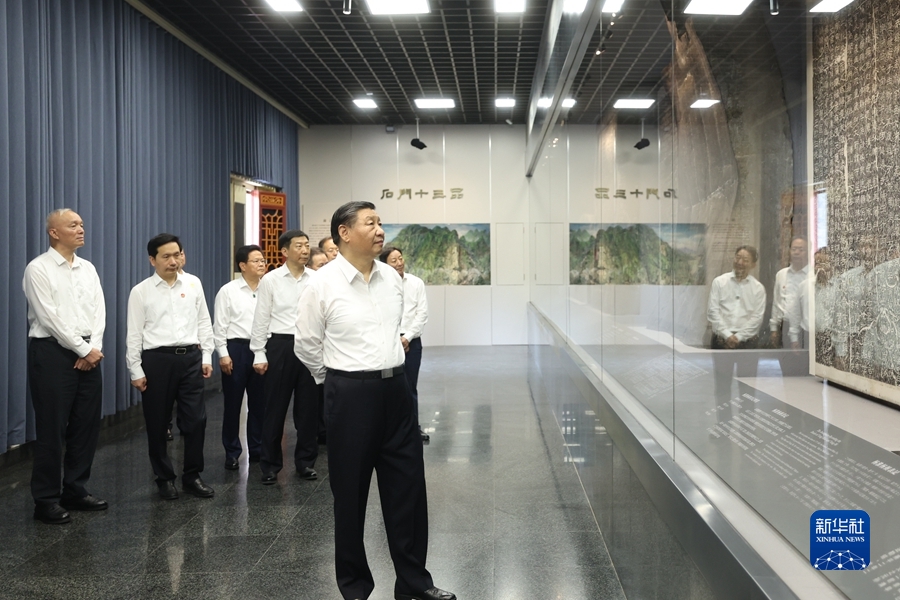 Selama kunjungannya ke Museum Kota Hanzhong