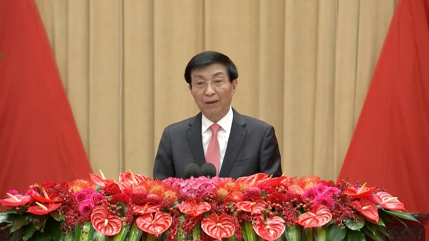 Penasihat Politik Utama Tiongkok Serukan Persatuan dan Solidaritas yang Lebih Besar pada Resepsi Hari Nasional